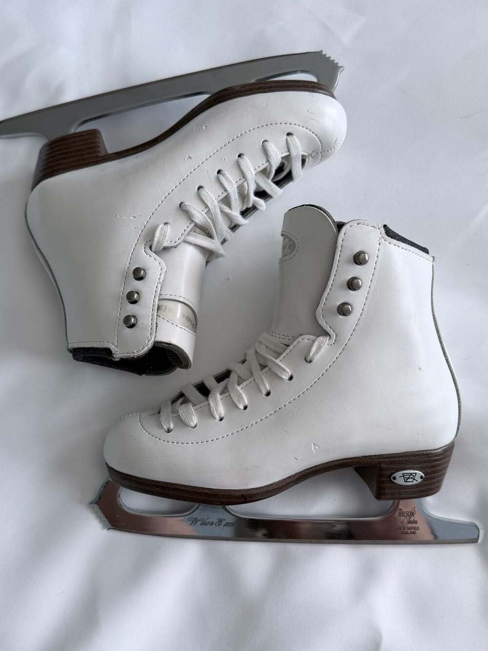 Riedell 133 Diamond Figure Skates John Wilson Blades Youth 8